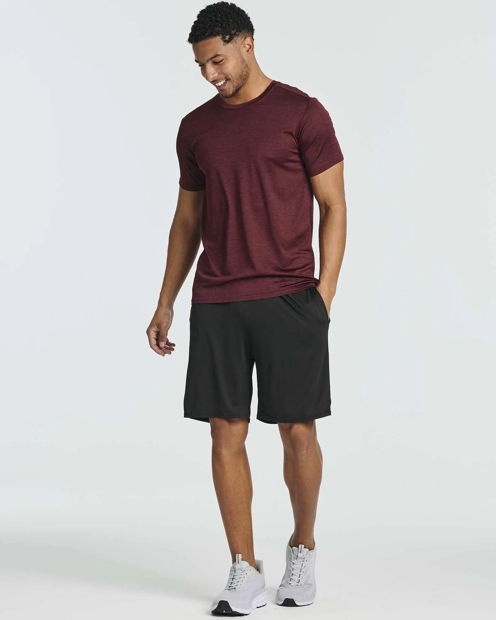 5 Pack Mens Active Quick Dri Dry Fit Crew Neck T Shirts Athletic Running Gym Workout Short Sleeve Tee Tops Camisas para Hombres Summer