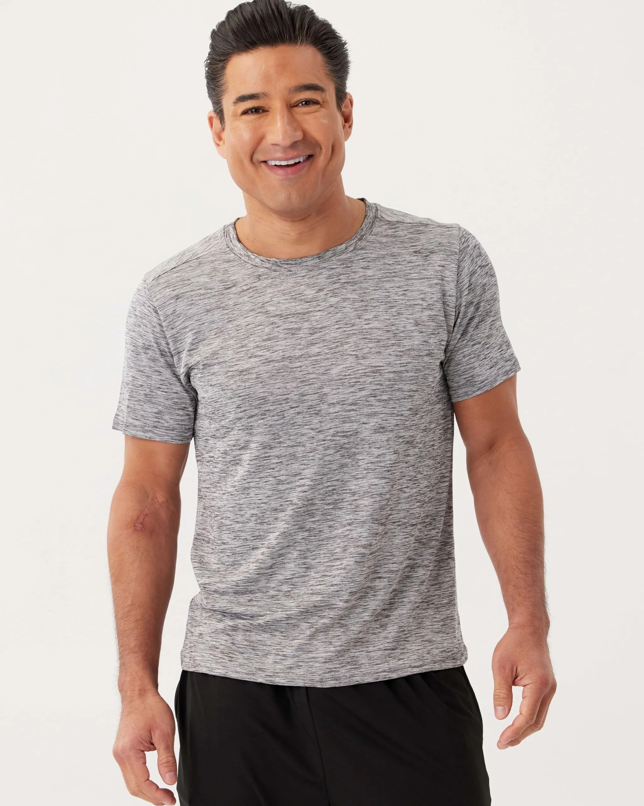 5 Pack Mens Active Quick Dri Dry Fit Crew Neck T Shirts Athletic Running Gym Workout Short Sleeve Tee Tops Camisas para Hombres Summer