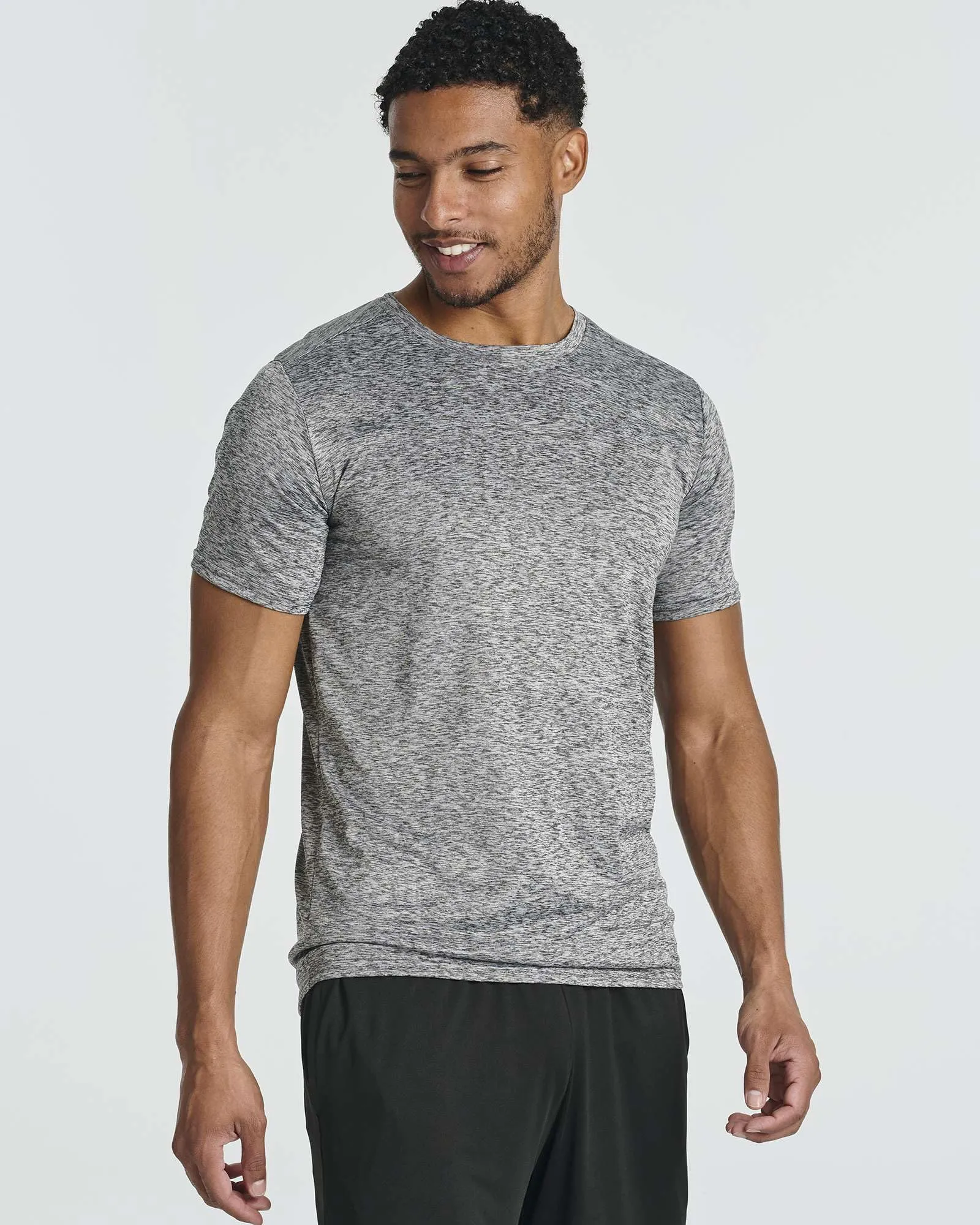 5 Pack Mens Active Quick Dri Dry Fit Crew Neck T Shirts Athletic Running Gym Workout Short Sleeve Tee Tops Camisas para Hombres Summer
