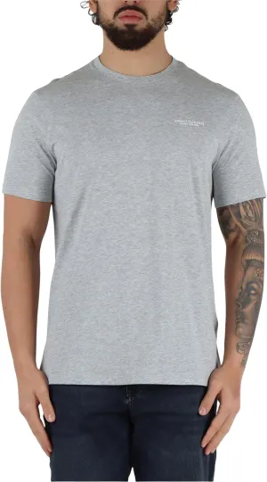 A|X ARMANI EXCHANGE Men's Short Sleeve Micro Milano/Ny Logo T-Shirt
