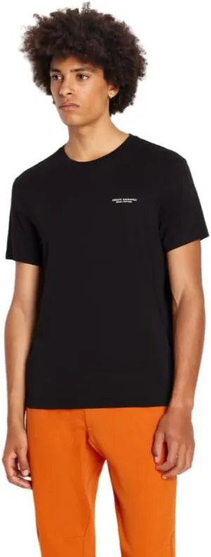 A|X ARMANI EXCHANGE Men's Short Sleeve Micro Milano/Ny Logo T-Shirt