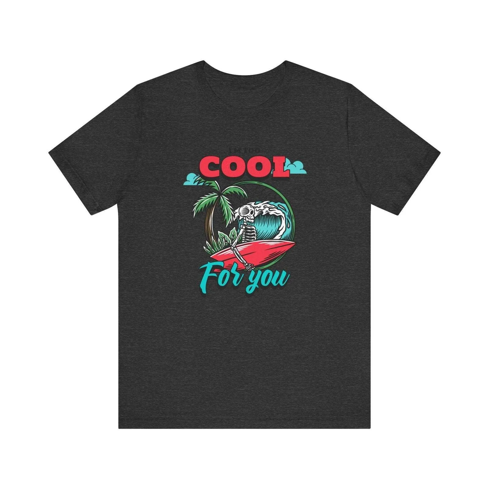 Beach Cool Wave Rider T Shirt