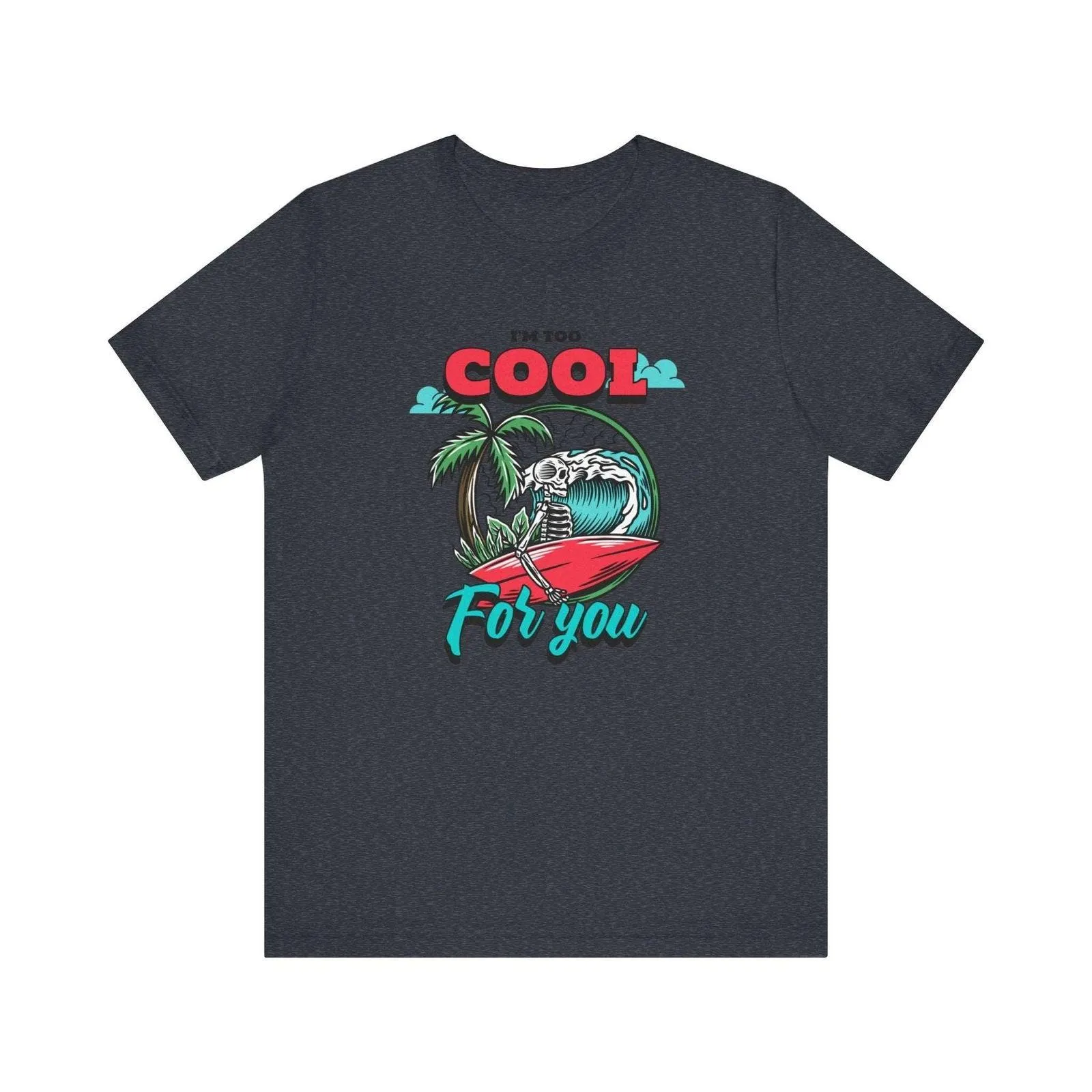Beach Cool Wave Rider T Shirt