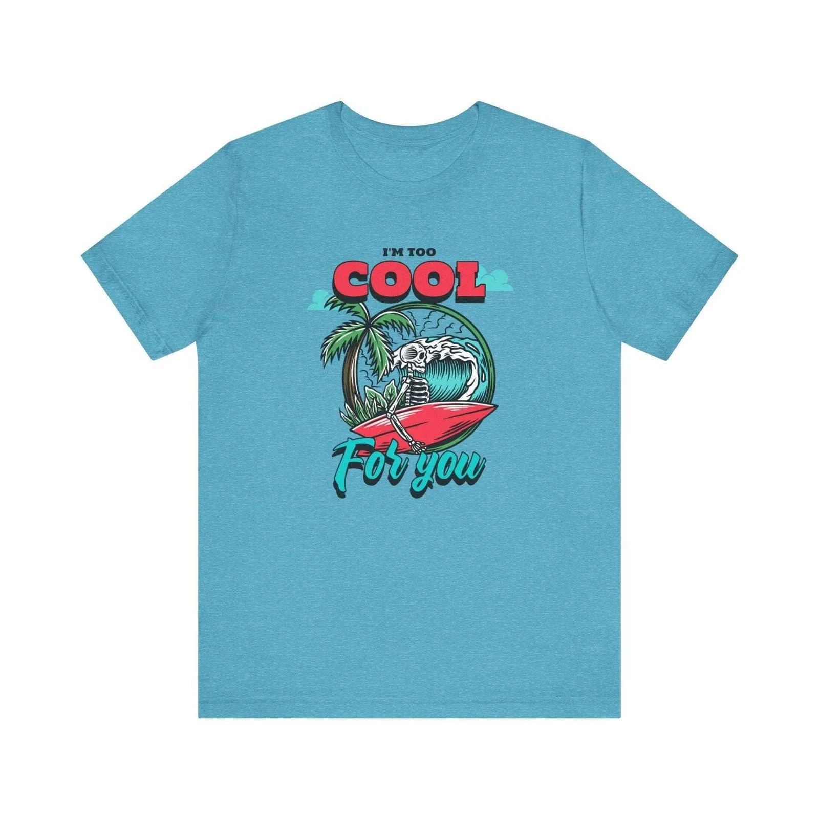 Beach Cool Wave Rider T Shirt