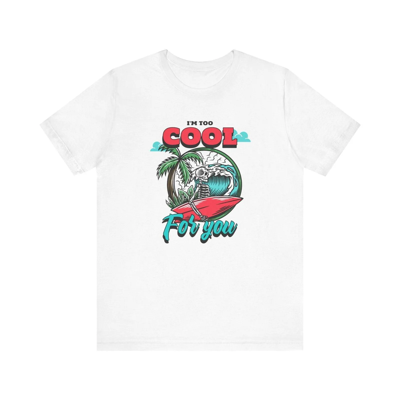 Beach Cool Wave Rider T Shirt