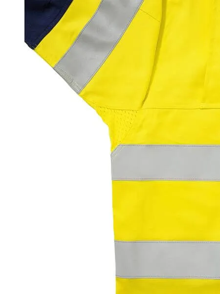 Bisley Taped Hi Vis Industrial Cool Vented Shirt-(BS6448T)