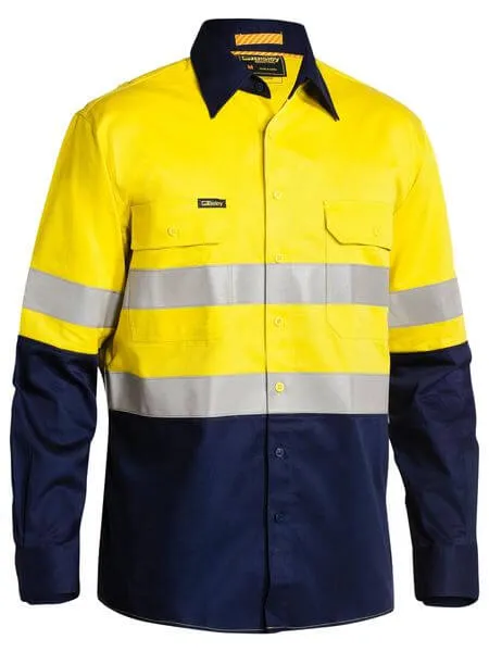 Bisley Taped Hi Vis Industrial Cool Vented Shirt-(BS6448T)