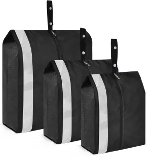 Black Packing Cubes for Travel 3 Set Compression Travel Bags Suitcase Organizer for Suitcases