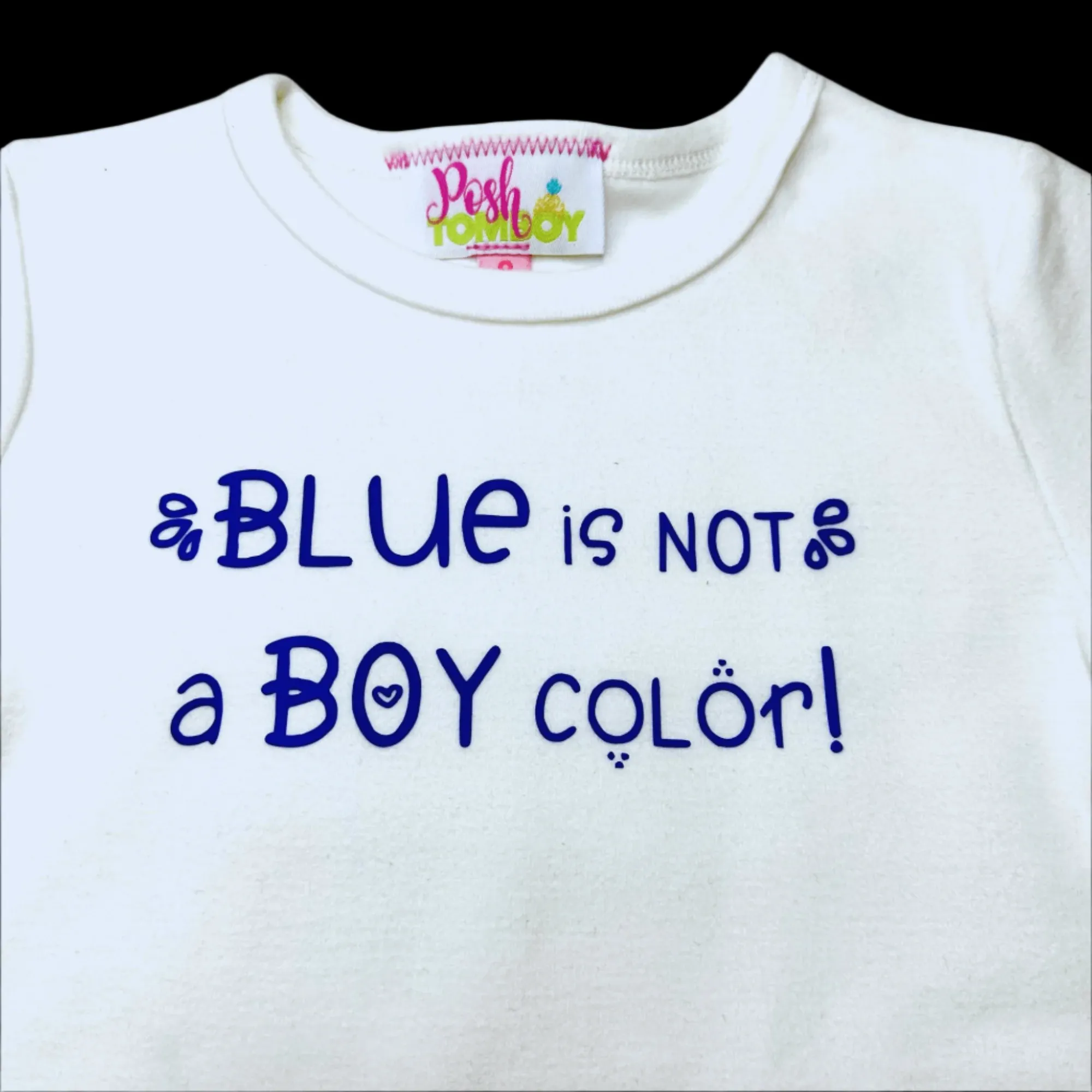 Blue Is Not A Boy Color Statement Shirt