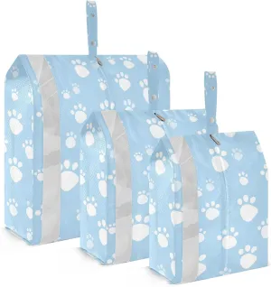Blue Paw Packing Cubes for Travel 3 Set Packing Compression Cubes Suitcase Organizer for Travel Essentials
