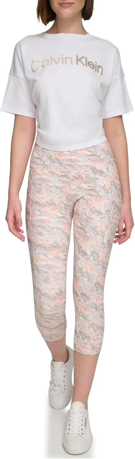 Calvin Klein Women's Printed High Waisted Leggings