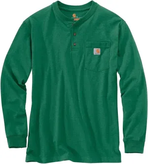 Carhartt Men's Loose Fit Heavyweight Long-Sleeve Pocket Henley T-Shirt