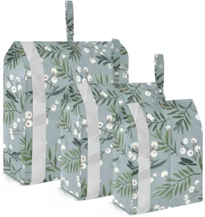 Christmas Twig Mellow Berry Packing Cubes for Travel 3 Set Large Packing Cubes Luggage Cubes for Packing