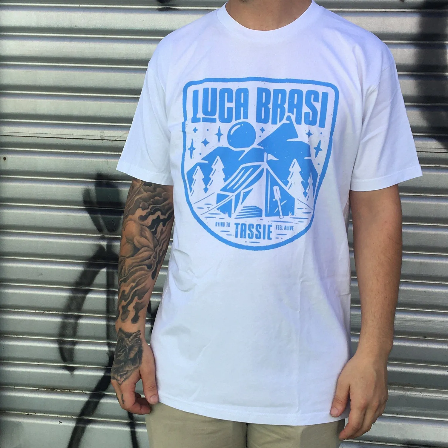 Dying To Feel Alive Tee (White)
