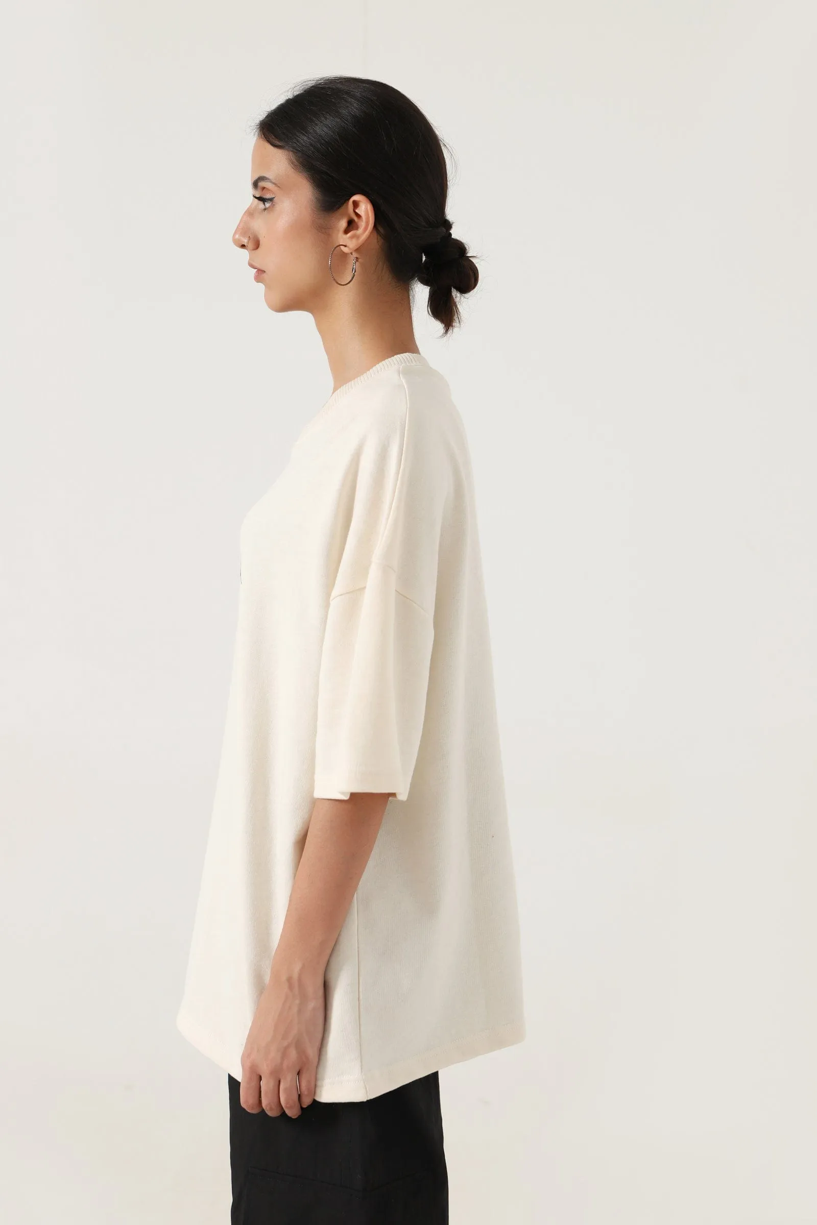 EYE OF THE STORM - BEIGE T-SHIRT