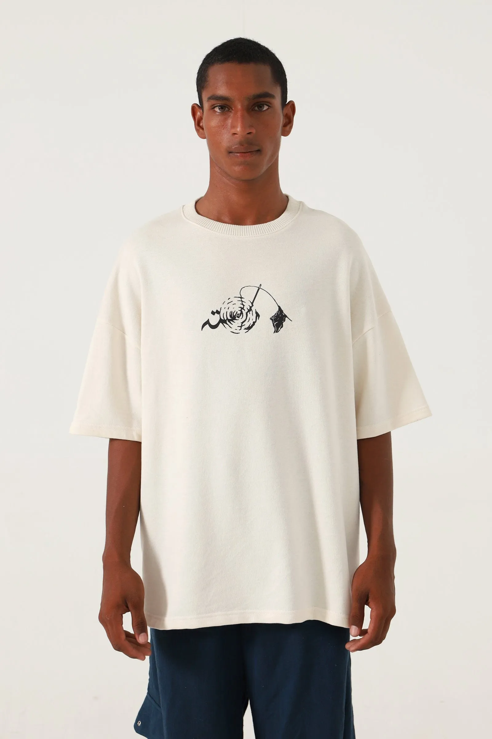 EYE OF THE STORM - BEIGE T-SHIRT