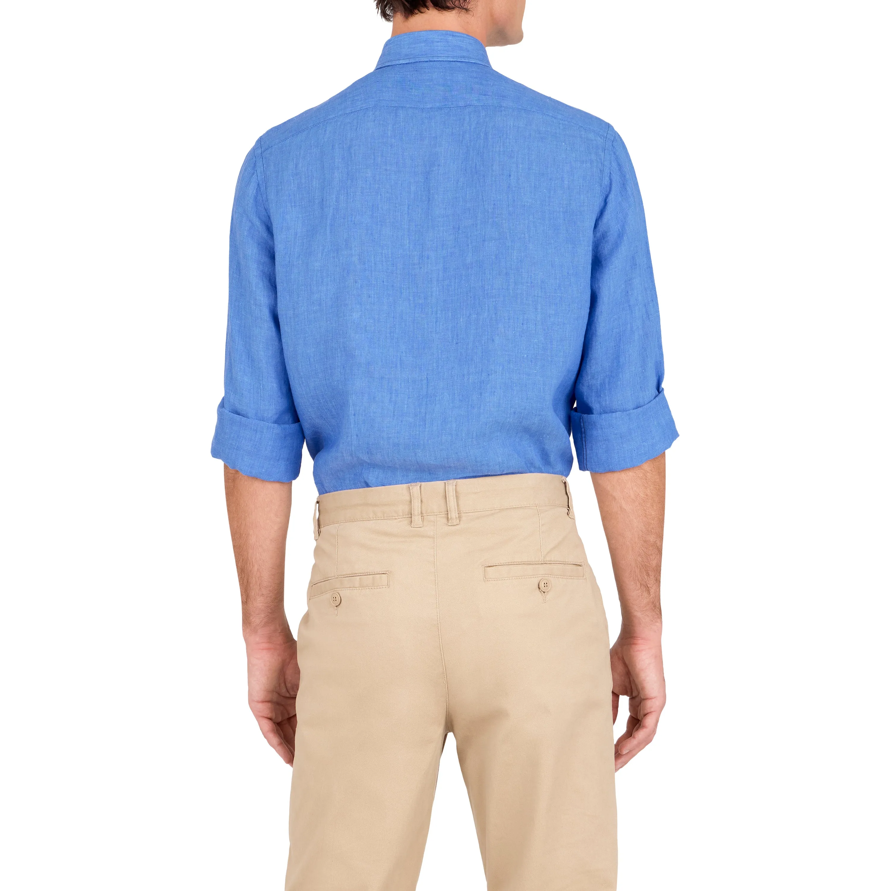 Havana '32 New Blue Linen Sport Shirt
