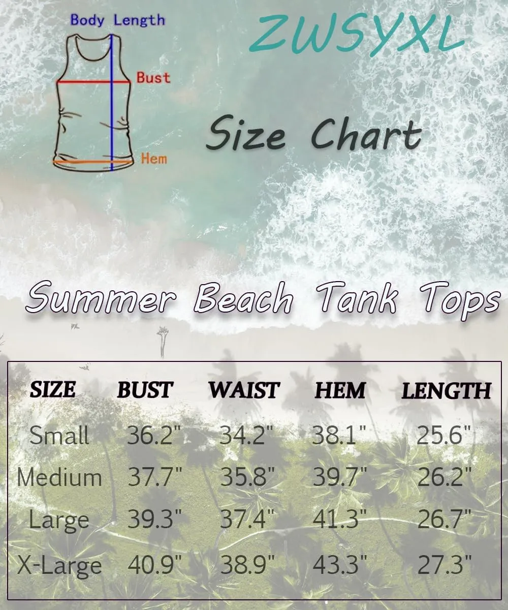 Here Comes The Sun Tank Tops Women Sunshine Graphic Sleeveless Vintage Travel Vacation Tops Summer Beach Shirts