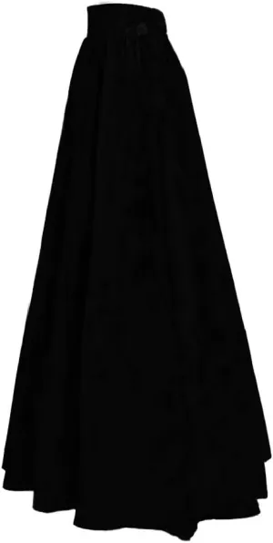HS-LK Women Stretchy High Waisted A-line Swing Skirt Camo Print Pleated Flared Maxi Skirt