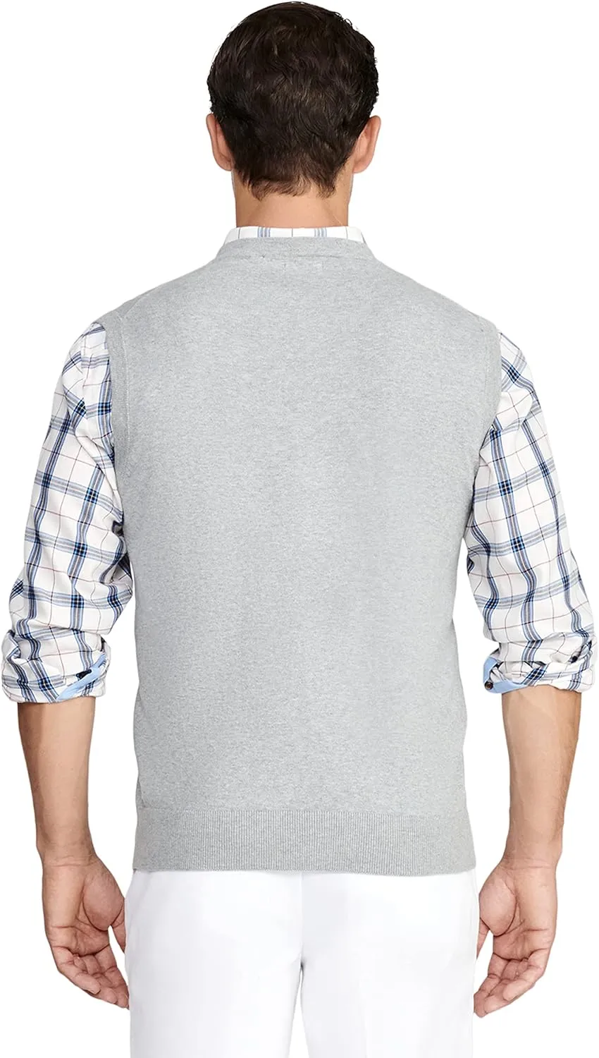 IZOD Men's Big and Tall Premium Essentials V-Neck Sweater Vest