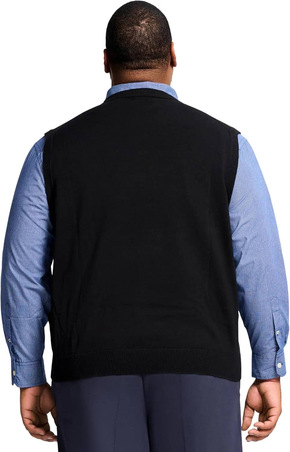 IZOD Men's Big and Tall Premium Essentials V-Neck Sweater Vest