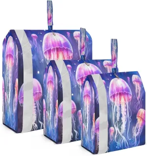 Jellyfish Packing Cubes for Travel 3 Set Packing Cubes Compression Luggage Packing Organizers for Travel Compression