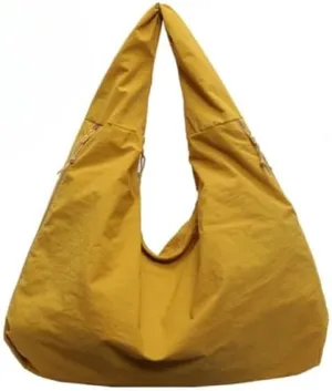 Large Capacity Work Tote Bag for Women Slouchy Nylon Hobo Shoulder Bag