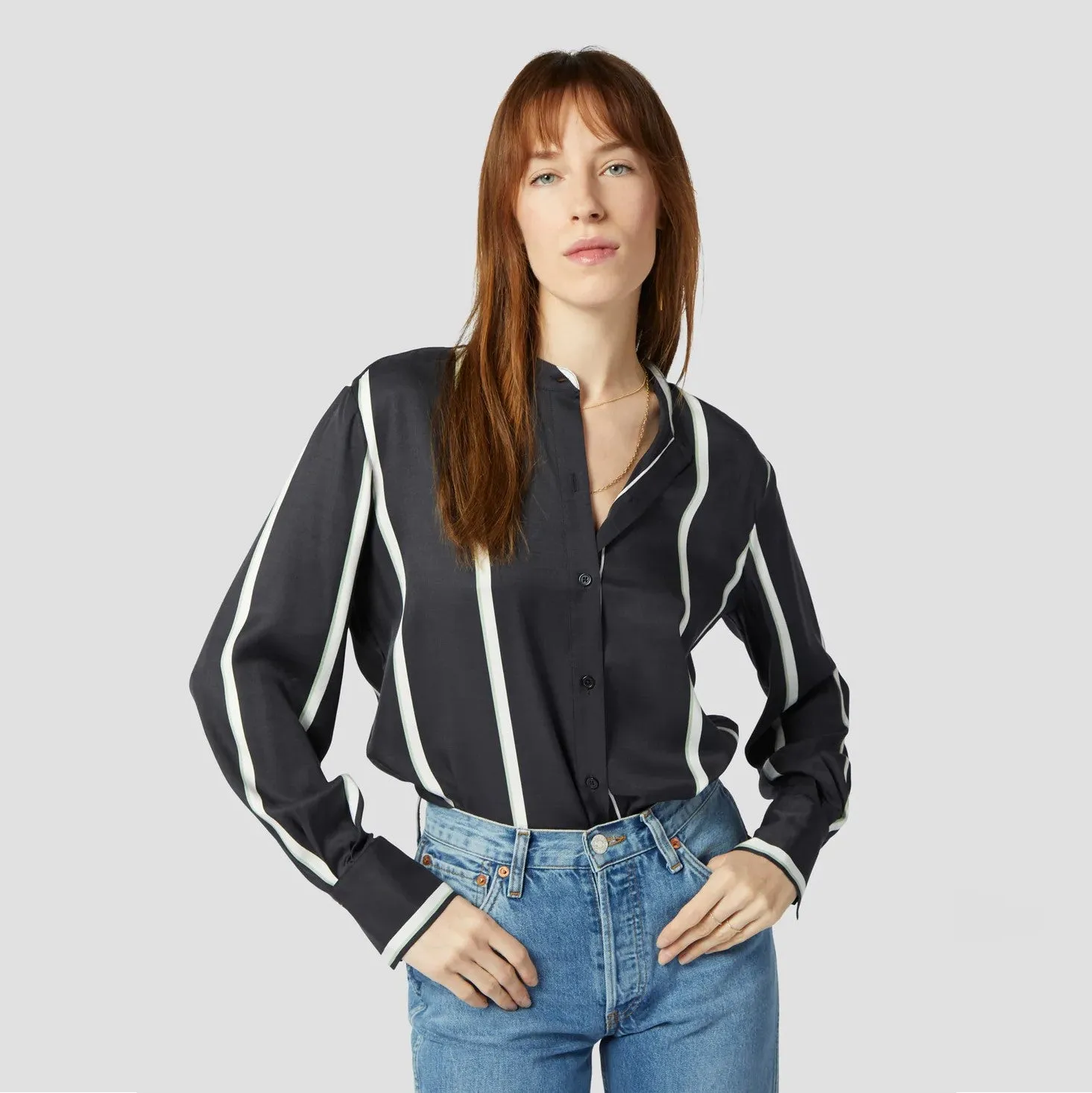 Leonee Top (True Black Multi Rayure)