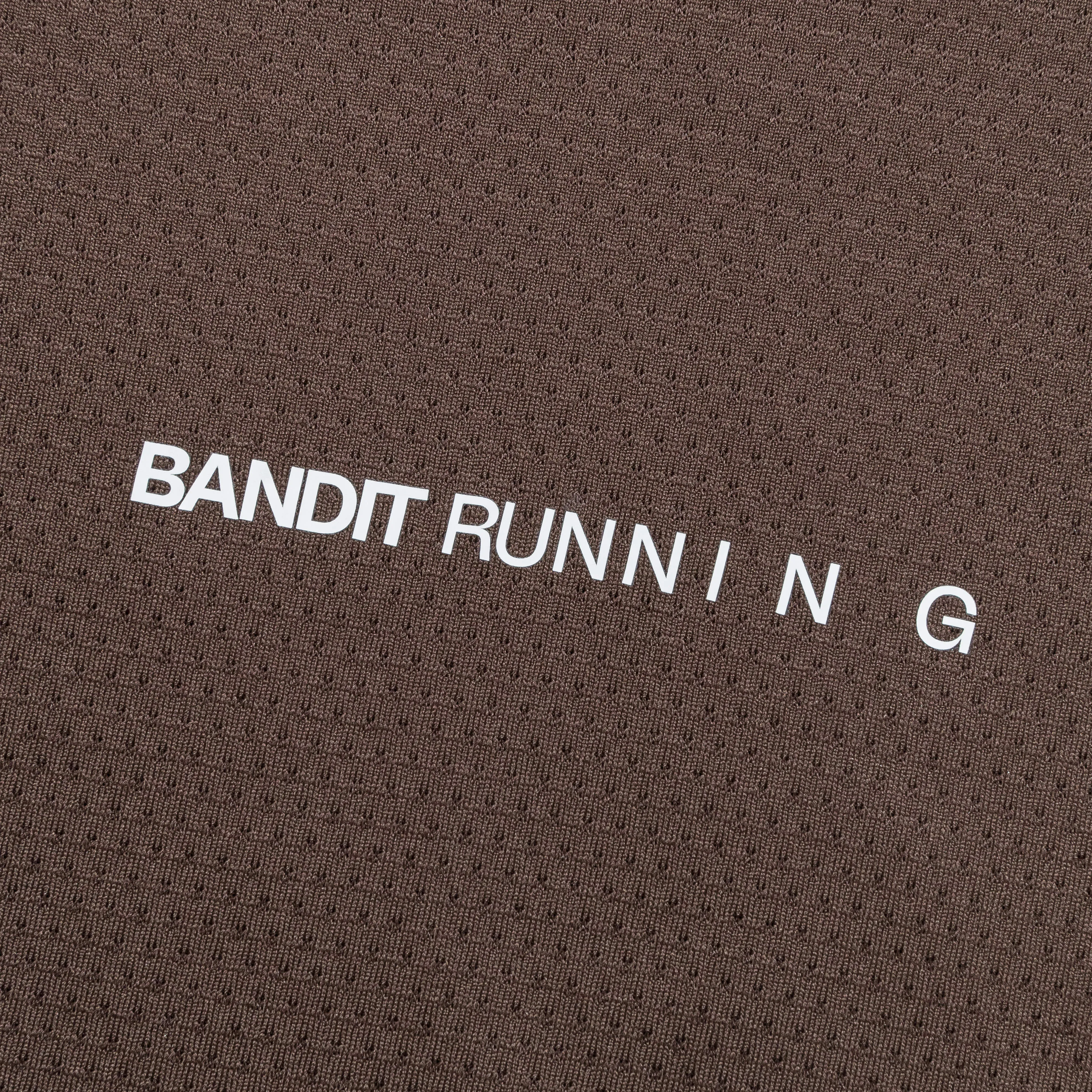 Mens Micromesh Performance Long Sleeve Tee - Umber