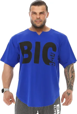 Men's Oversize T-Shirt Thin Fabric 100% Cotton Rag Top Gym T-Shirt