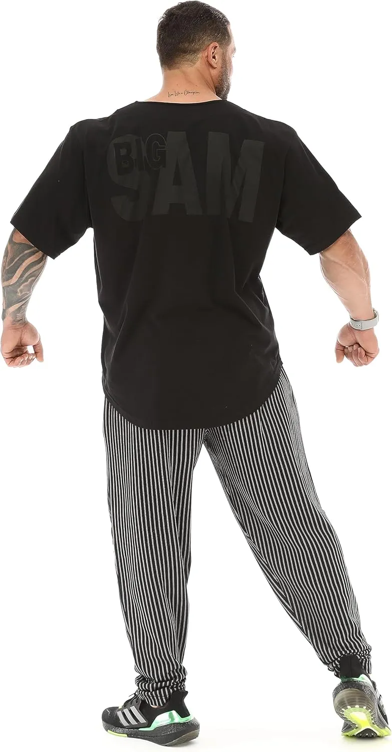Men's Oversize T-Shirt Thin Fabric 100% Cotton Rag Top Gym T-Shirt