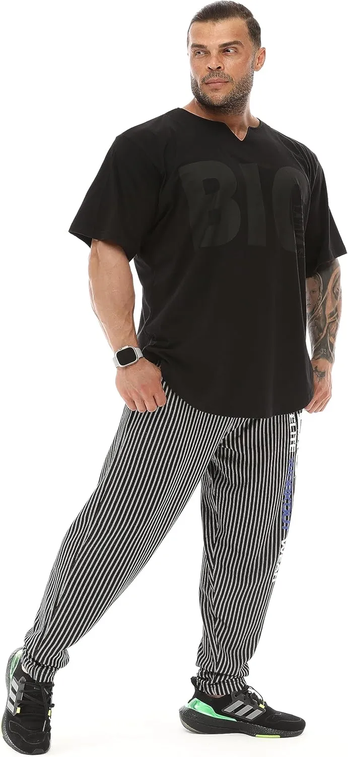Men's Oversize T-Shirt Thin Fabric 100% Cotton Rag Top Gym T-Shirt