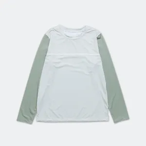 Mens Run L/S Tee - Light Moss