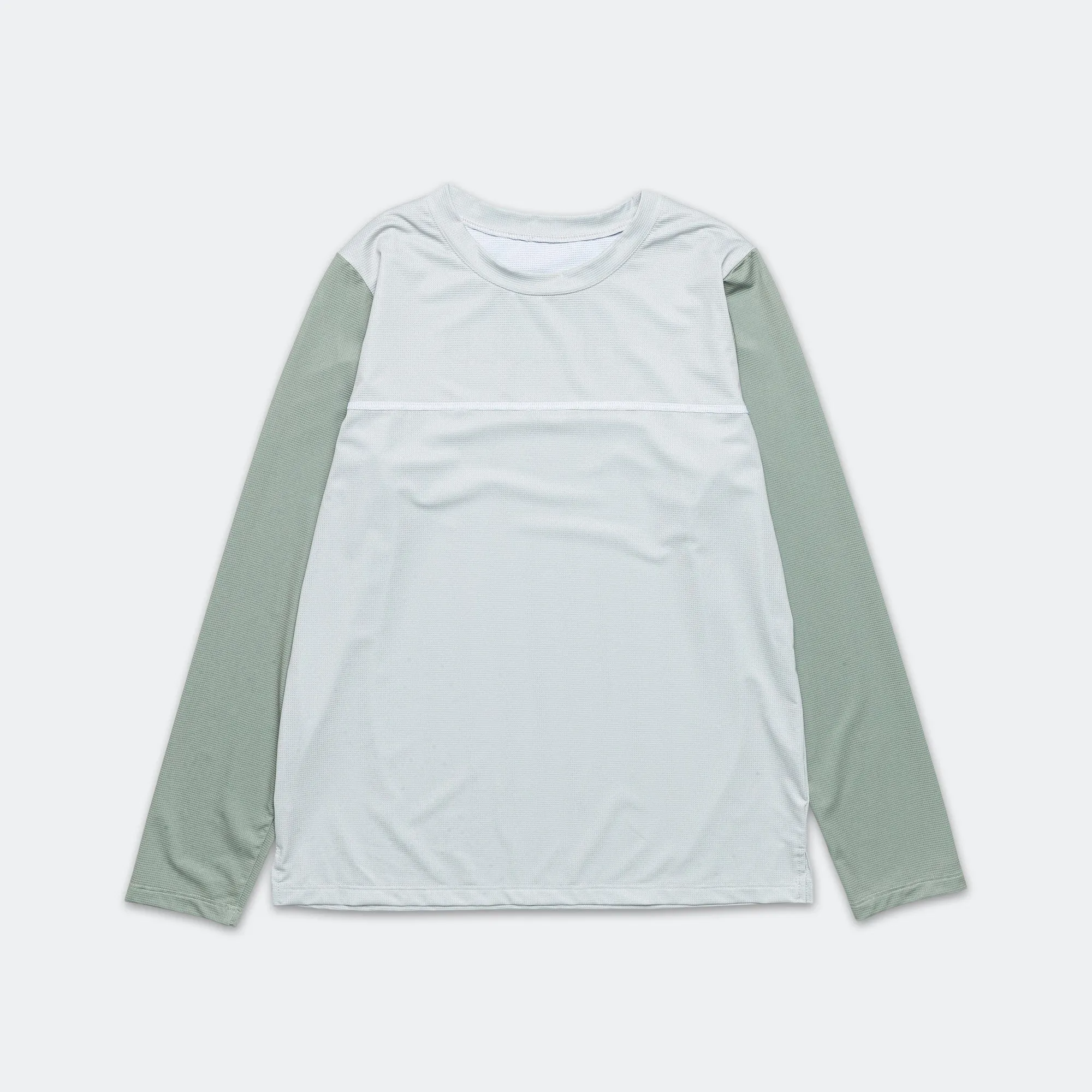 Mens Run L/S Tee - Light Moss