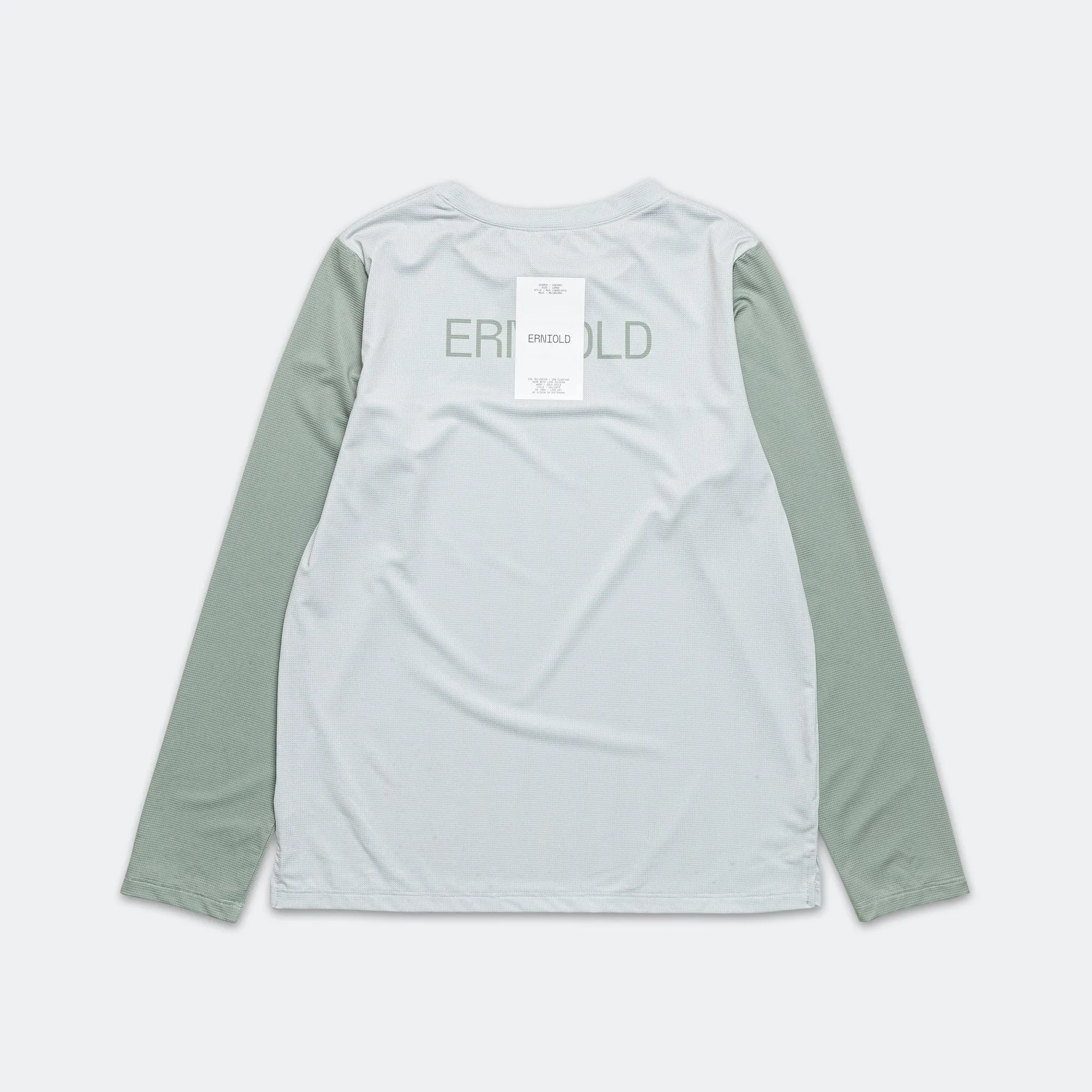 Mens Run L/S Tee - Light Moss