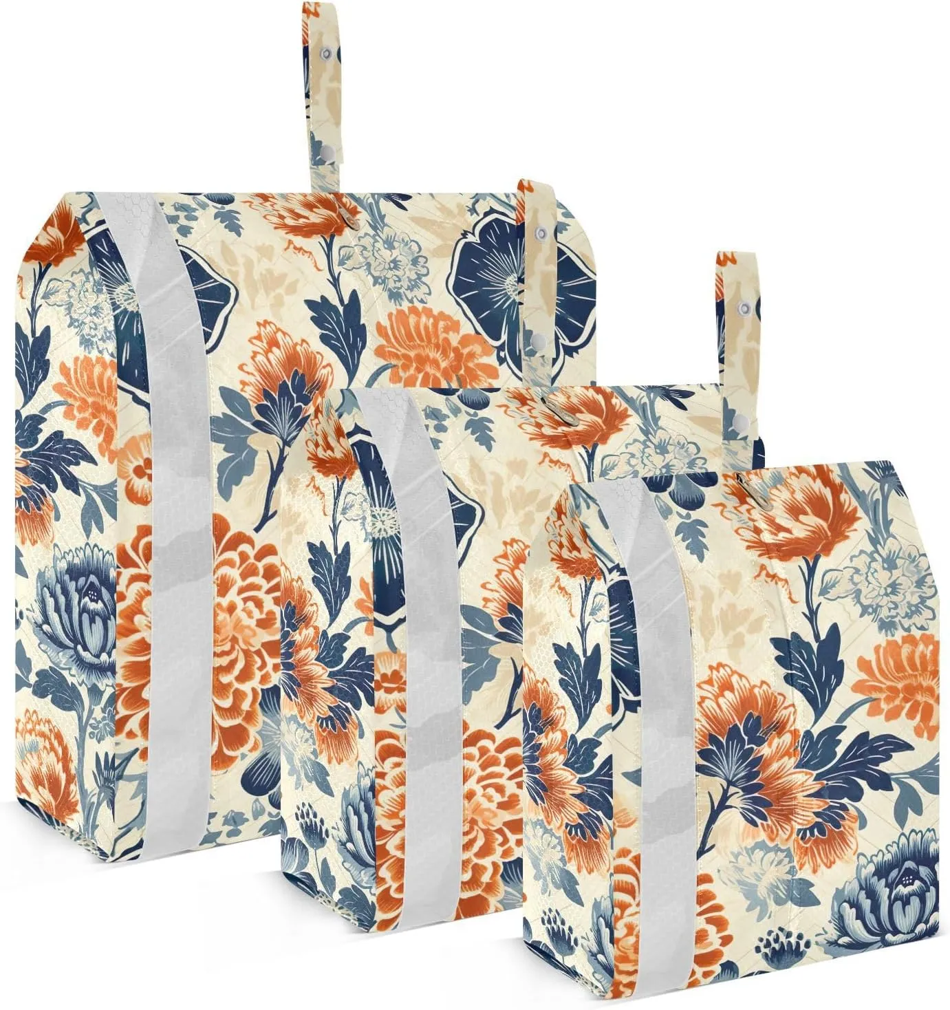 Mexican Flowers Packing Cubes for Travel 3 Set Travel Organizer Luggage Organizer Bags for Carry On Suitcases