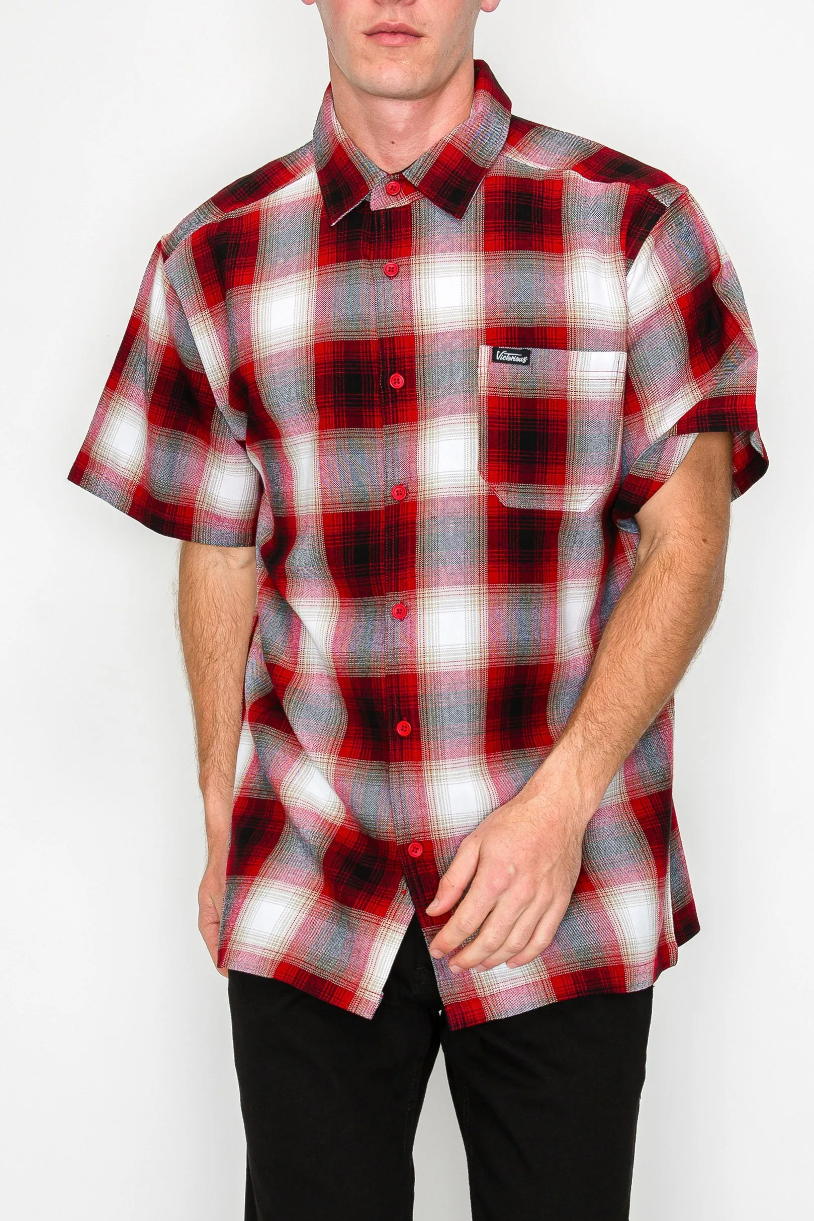 Plaid Short Sleeve Shirts - New Color Added