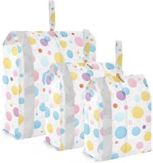 Polka Dot Colorful Funny Packing Cubes for Travel 3 Set Packing Travel Organizer Cubes Luggage Organizer Bags for Organization
