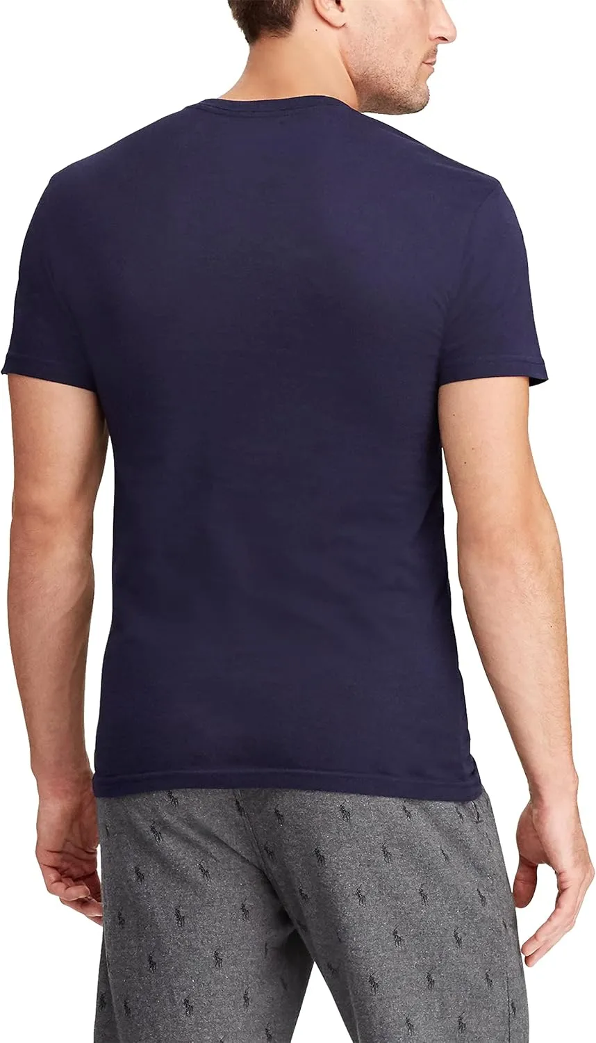 Polo Ralph Lauren Men's Slim Fit Cotton V-neck Undershirt 3-pack