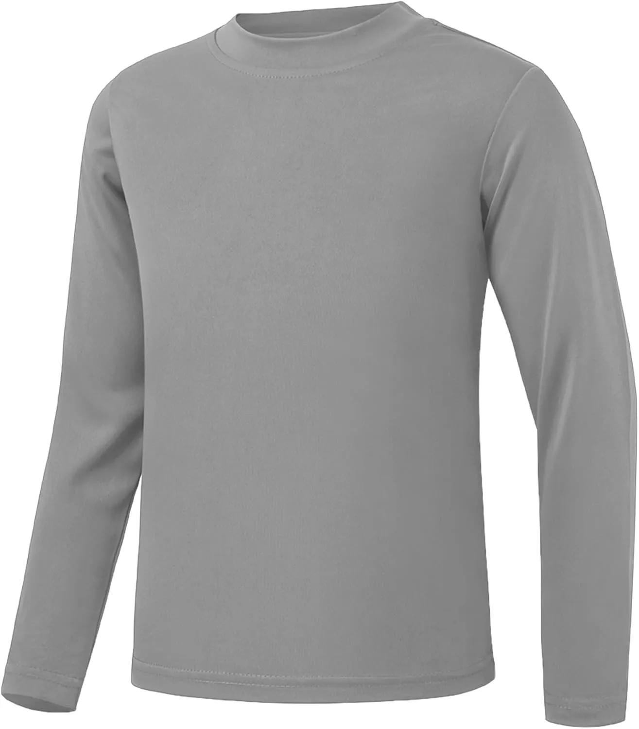 QBK 4T to Youth Neon Shirt Kids UPF 50  Dry Fit Athletic Long Sleeve T Shirts for Boys and Girls-Moisture Wicking Rash Guard