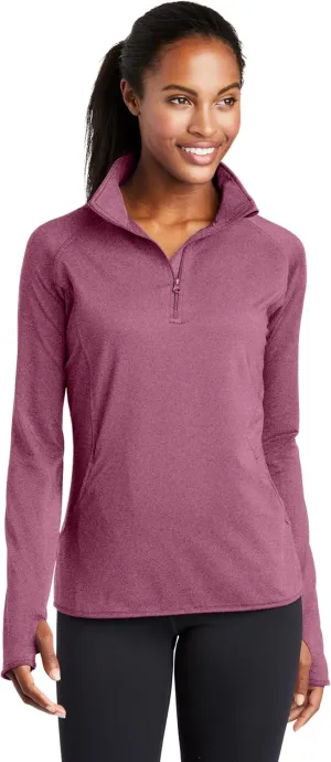 SPORT-TEK Women's Sport-Wick Stretch 1/4-Zip Pullover LST850