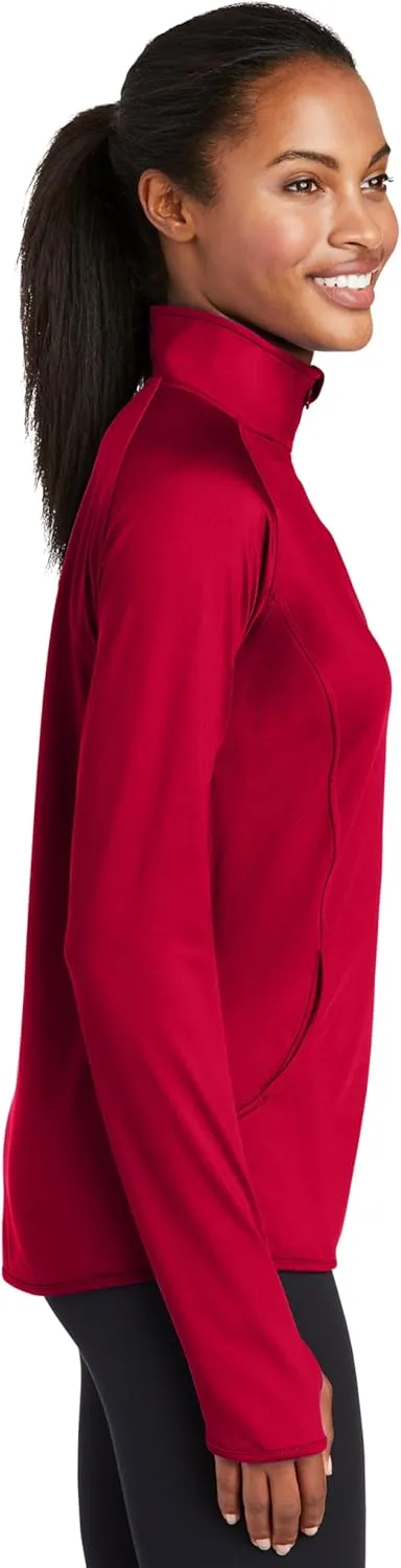 SPORT-TEK Women's Sport-Wick Stretch 1/4-Zip Pullover LST850