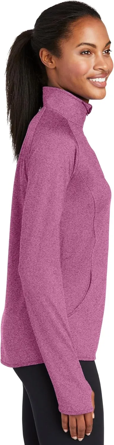 SPORT-TEK Women's Sport-Wick Stretch 1/4-Zip Pullover LST850