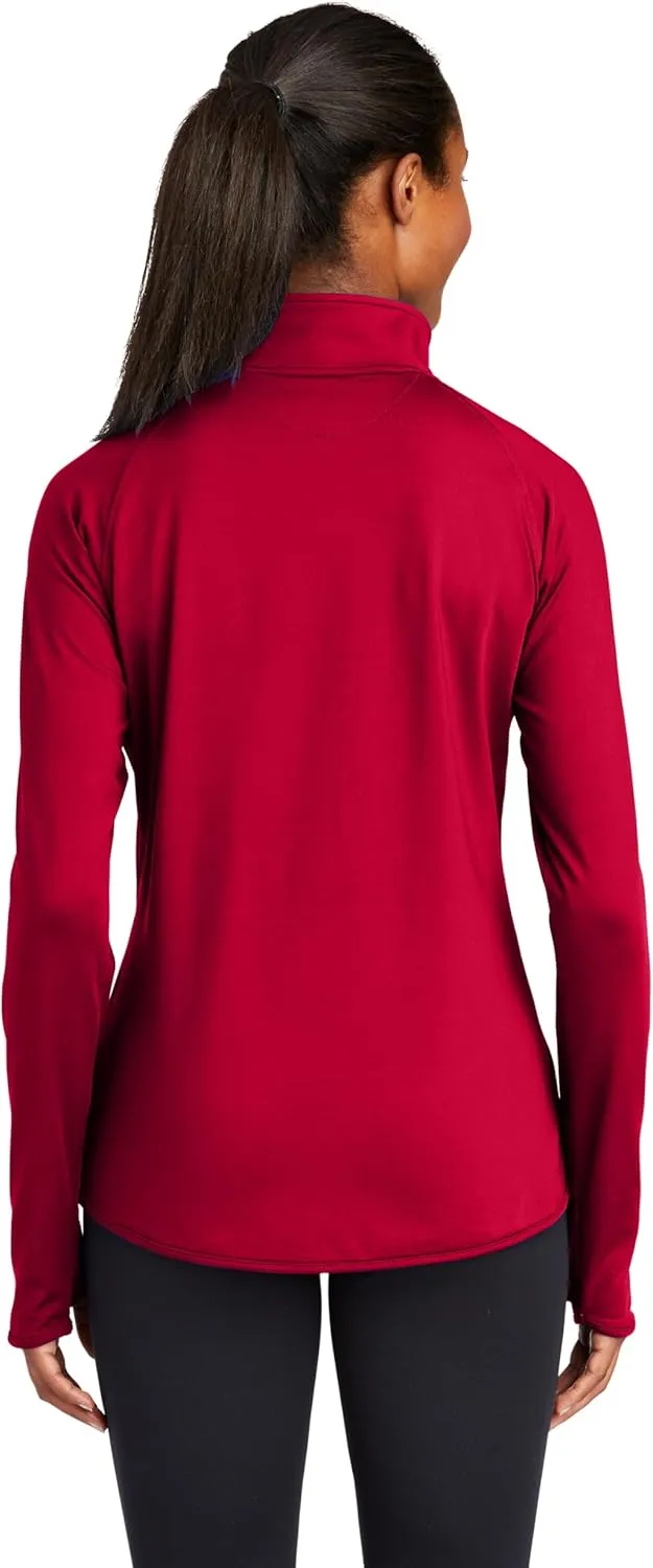 SPORT-TEK Women's Sport-Wick Stretch 1/4-Zip Pullover LST850