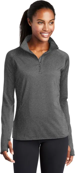 SPORT-TEK Women's Sport-Wick Stretch 1/4-Zip Pullover LST850