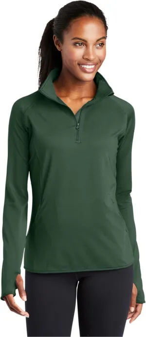 SPORT-TEK Women's Sport-Wick Stretch 1/4-Zip Pullover LST850