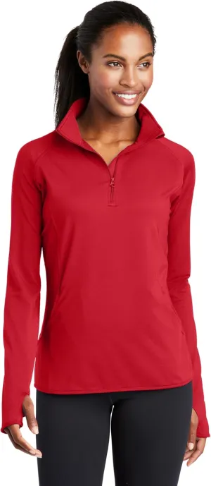 SPORT-TEK Women's Sport-Wick Stretch 1/4-Zip Pullover LST850