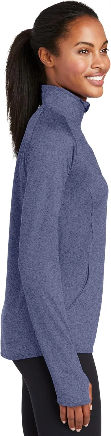 SPORT-TEK Women's Sport-Wick Stretch 1/4-Zip Pullover LST850