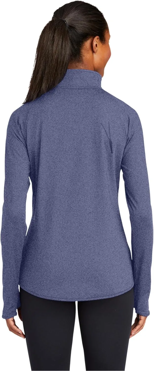SPORT-TEK Women's Sport-Wick Stretch 1/4-Zip Pullover LST850