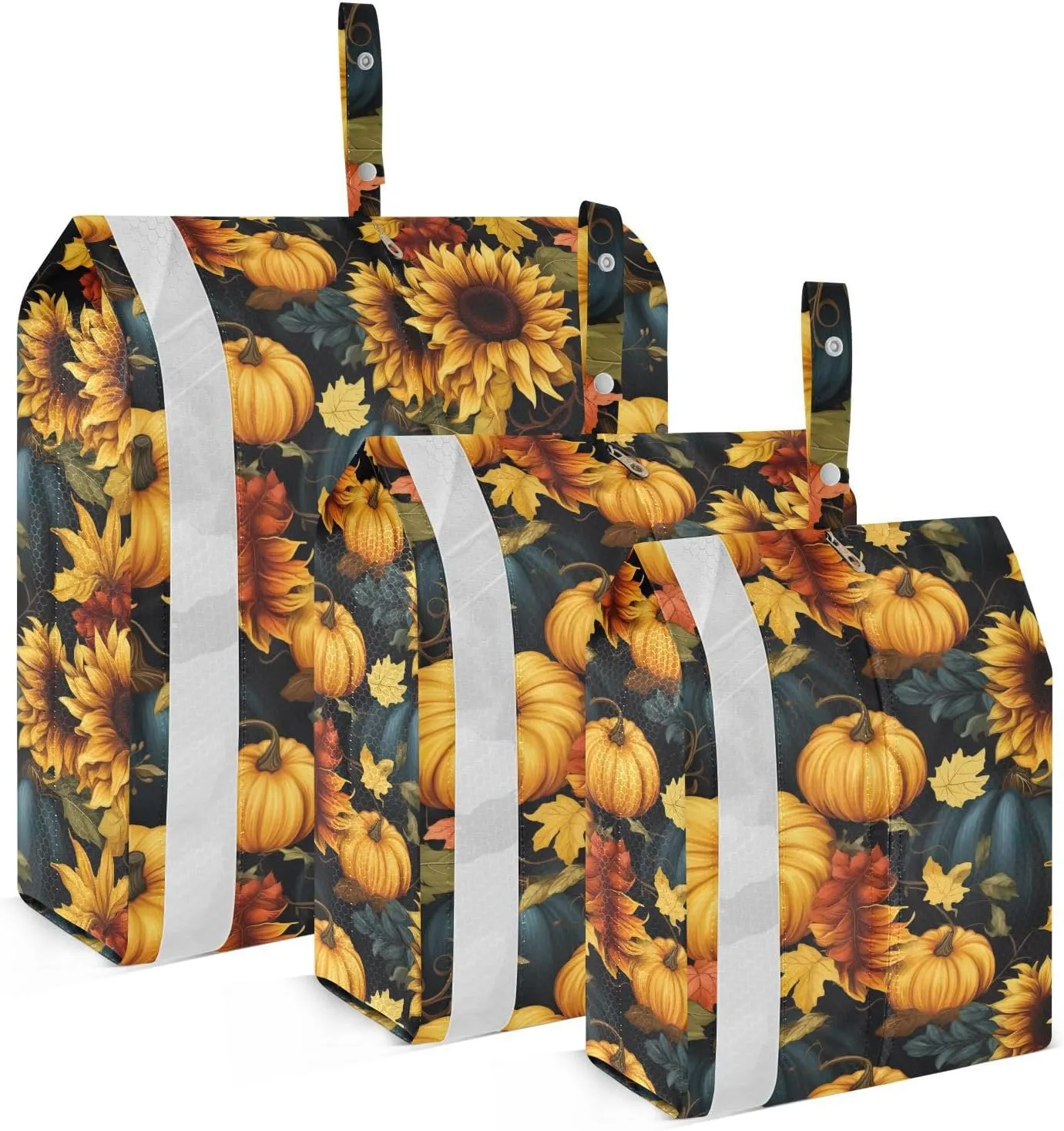 Sunflower Black Packing Cubes for Travel 3 Set Packing Travel Organizer Cubes Suitcase Organizer Bags Set for Travel Accessories